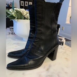 Miu Miu Black Heeled Boots